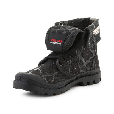 Патики за жени Palladium Baggy Hopper Tunnels, противлизгачки ѓон, црни