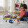 Set lodrash Fisher-Price Little People Camper HMV92, karavan kampingu për kalamaj të vegjël, shumëngjyrësh