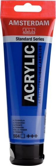 Bojë akrilike Amsterdam Standard Series Ultramarine, 120 ml, blu e errët