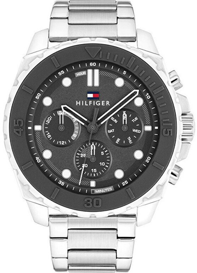 Orë për meshkuj Tommy Hilfiger Morgan 1710689, e argjendtë