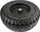 Rrotë lodre Jeep 6768R, diametër 32 cm, gjerësi 13 cm, e zezë
