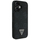 Футрола Guess Grained Hot Stamp Peony, MagSafe, за iPhone 16 6.1", црна
