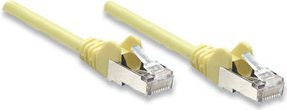 Kabllo rrjeti Manhattan Patch Cord CAT6 UTP 0.5m, RJ45, 100% bakër, e verdhë