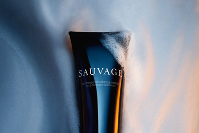 Pastrues fytyre dhe maskë DIOR Sauvage për fytyrë dhe mjekër, Clear