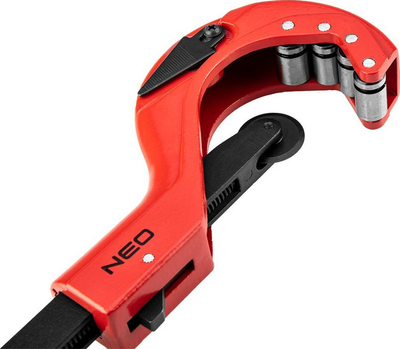 Prerëse tubash Neo Tools Pipe Cutter, 6-63 mm, për tuba plastikë, e kuqe