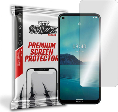 Xham mbrojtës GrizzGlass për Nokia 3.4, hybrid, shumë i kthjellët