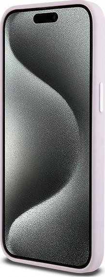 Mbulesë telefoni DKNY Liquid Silicone Small Metal Logo MagSafe, për iPhone 14 Pro Max, silikoni, rozë