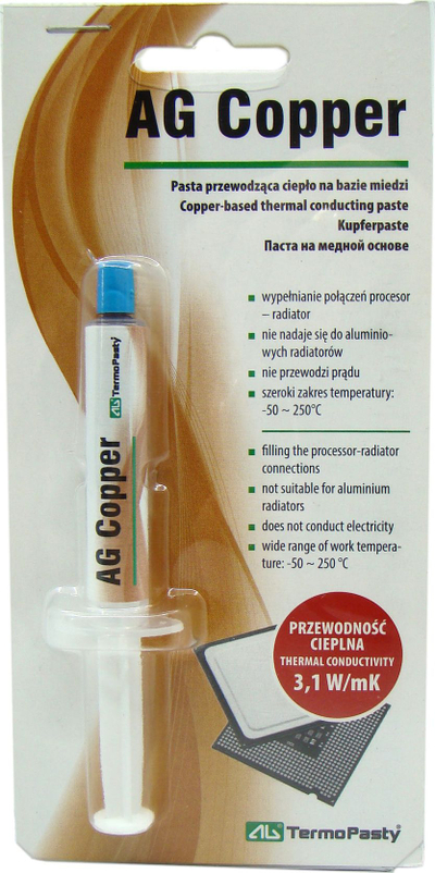 Pastë termale AG TermoPasty AG Copper, 1.5g