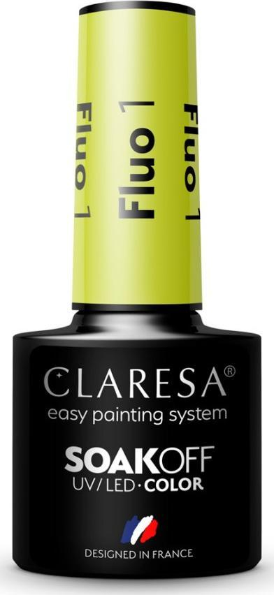 Smalti xhel për thonj Claresa SoakOff UV LED Color Fluo, 5g