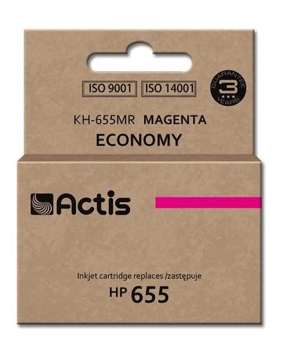 Ngjyrë për printer Actis KH-655MR (zëvendësim për HP 655 CZ111AE), 12 ml, vjollcë