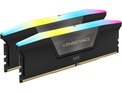 Memorie RAM Corsair Vengeance RGB, 64GB DDR5, 5600MHz, e zezë
