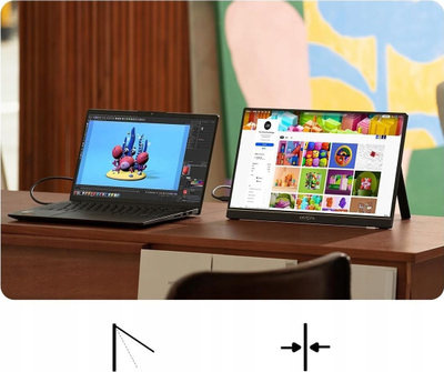Monitor portativ Arzopa A1 15.6", IPS, Full HD, gri