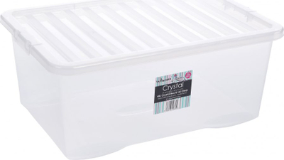 Kuti ruajtje Wham Crystal Clear, 45L, set me 3 copë, transparente