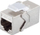 Modul keystone Microconnect KEYSTONE-12, 2x RJ45, metalik, argjendtë