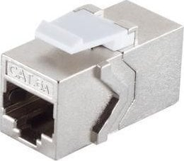 Modul keystone Microconnect KEYSTONE-12, 2x RJ45, metalik, argjendtë