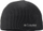 Kapelë beanie Columbia me logo të qëndisur, e thurur, një masë, e zezë