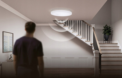 Llambë tavani Yeelight MercuryE C260, me sensor pranie, 4000K, IP44, e bardhë