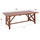 Tavolinë ngrënieje Tron druri teak 220×100×80 cm (HM9404.01)