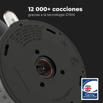 Çajnik elektrik AENO EK3, 2200W, 1.7L, argjendtë e zezë