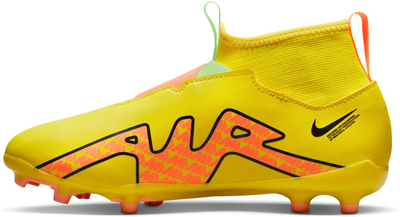 Фудбалски копачки за деца Nike Zoom Mercurial Superfly 9 Academy FG MG Lucent Pack, без врвки, жолти