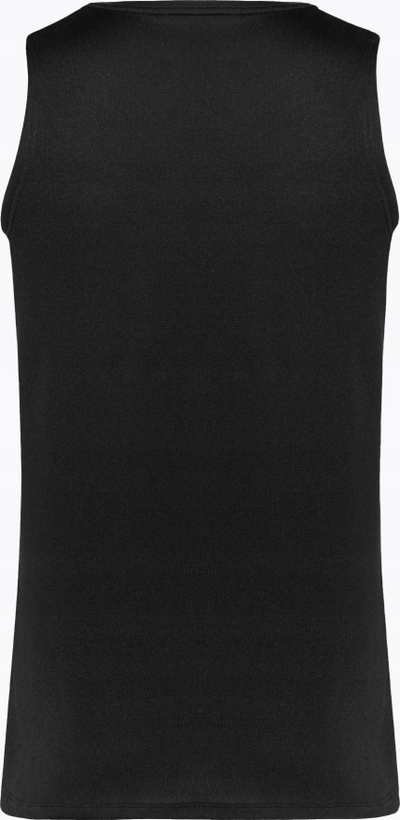 Maicë vrapi Nike Miler Dri FIT për burra, material Dri FIT, gjona reflektuese, e zezë
