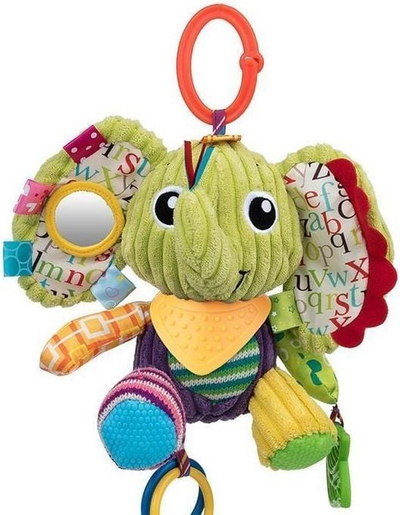 Lodër varëse për karrocë Dumel Elephant Elvis, 21cm, shumëngjyrëshe
