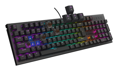 Tastierë mekanike THOR 303, Outemu Brown, USB Type-A, e zezë