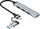 Адаптер USB hub Tracer 47499 A-4, 4 порти, USB-C, сребрен