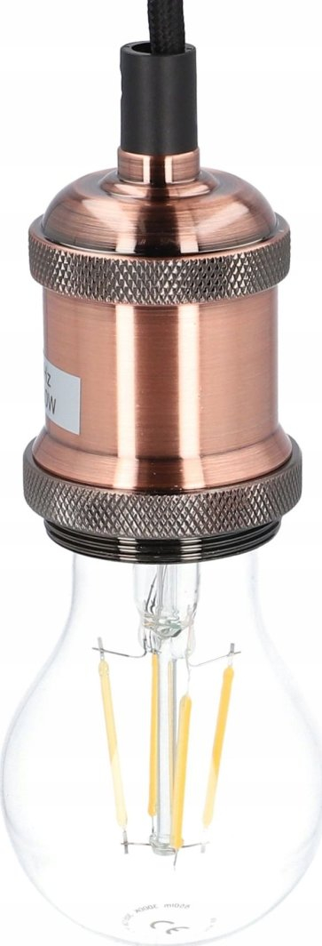 Llambë varëse dekorative Atmosphera Bulb, Ø5 x 7 cm, bazë E27, ngjyrë argjendi