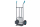 Karrocë transportuese Tarmo Sack Truck, kapacitet 200 kg, rrota pneumatike, gri