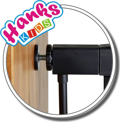 Barriere sigurie për qen HanksKids G2-MULTI, me presion, e bardhë