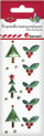 Kristale vetëngjitëse për zbukurim Christmas Mix, 17 copë, shumëngjyrëshe