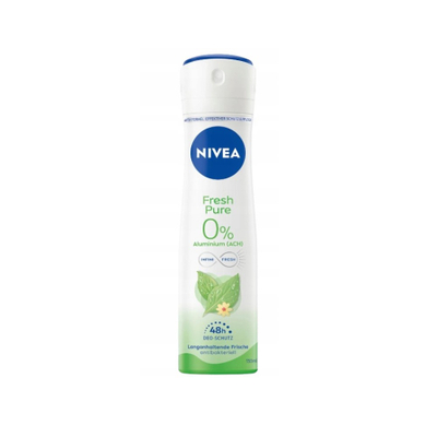 Deodorant Nivea Fresh Pure 0% Aluminium , 150 ml