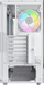 Kути PC Montech XR, mid tower, 3x ARGB вентилатори, бела