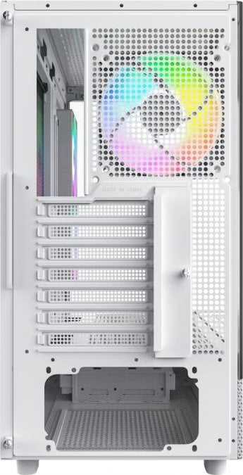 Kути PC Montech XR, mid tower, 3x ARGB вентилатори, бела