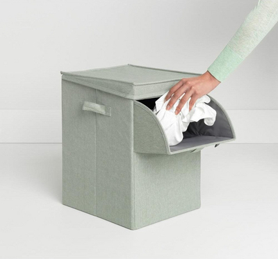 Kuti rrobalarëse Brabantia Stackable Laundry Box, 35L, e gjelbër