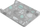 Jastëk ndërrimi Sensillo Soft Changing Pad Floral, PVC, për foshnje, gri