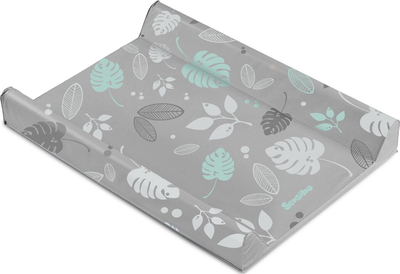 Jastëk ndërrimi Sensillo Soft Changing Pad Floral, PVC, për foshnje, gri