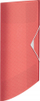 Dosje me elastik ESSELTE Colour Breeze A4, polipropilen, transparente coral