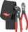 Set pinca dhe kaçavidë Knipex Mini 002072V02, 2 copa, me çantë