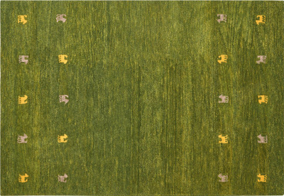 Tapet leshi Wool Gabbeh YULAFI, 160 x 230 cm, jeshil