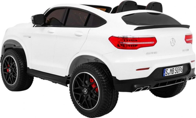 Makina elektrike për fëmijë Mercedes GLC 63S, 12V, 2 ulëse, e bardhë