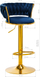 Hoker baror Activeshop 4Rico QS-B313a, kadife, me rregullim lartësie, blu granat