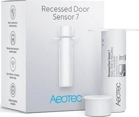 Сензор за врата Aeotec Recessed Door Sensor 7, вграден, паметен дом, бел