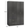 Dollap  4-dyersh, 2 sirtarë, 120×42.5×180.5 cm (HM339.01)