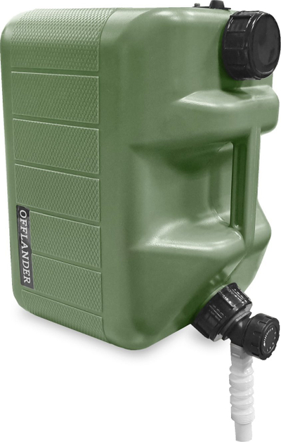 Depozitë uji Offlander Water Tank Offroad Tap, 10L, PE, e gjelbër