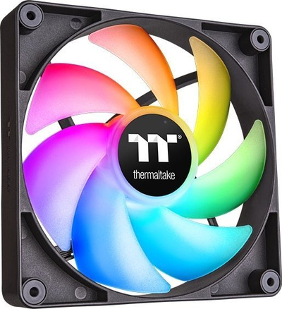 Ventilator kase Thermaltake CT120 ARGB Sync, 120mm, set me 2 copë, zi me bardhë
