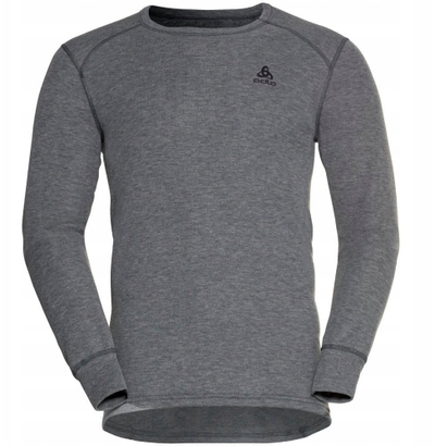 Bluzë termike për burra Odlo Active Warm Eco Crew, me mëngë t'gjata, e zezë