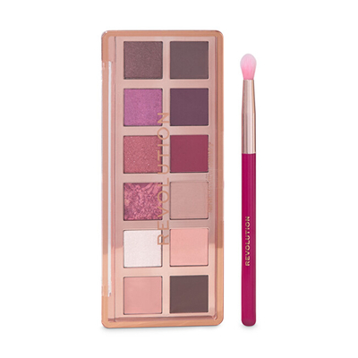 Set dhuratë për sy Revolution Cherie Icon Eye Shadow Palette and Brush Set