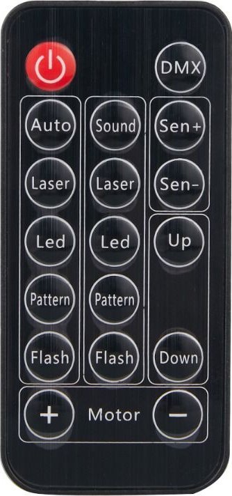 Efekt drite Light4Me PARTY III V2, multiefekt LED me lazer, me telekomandë, i zi